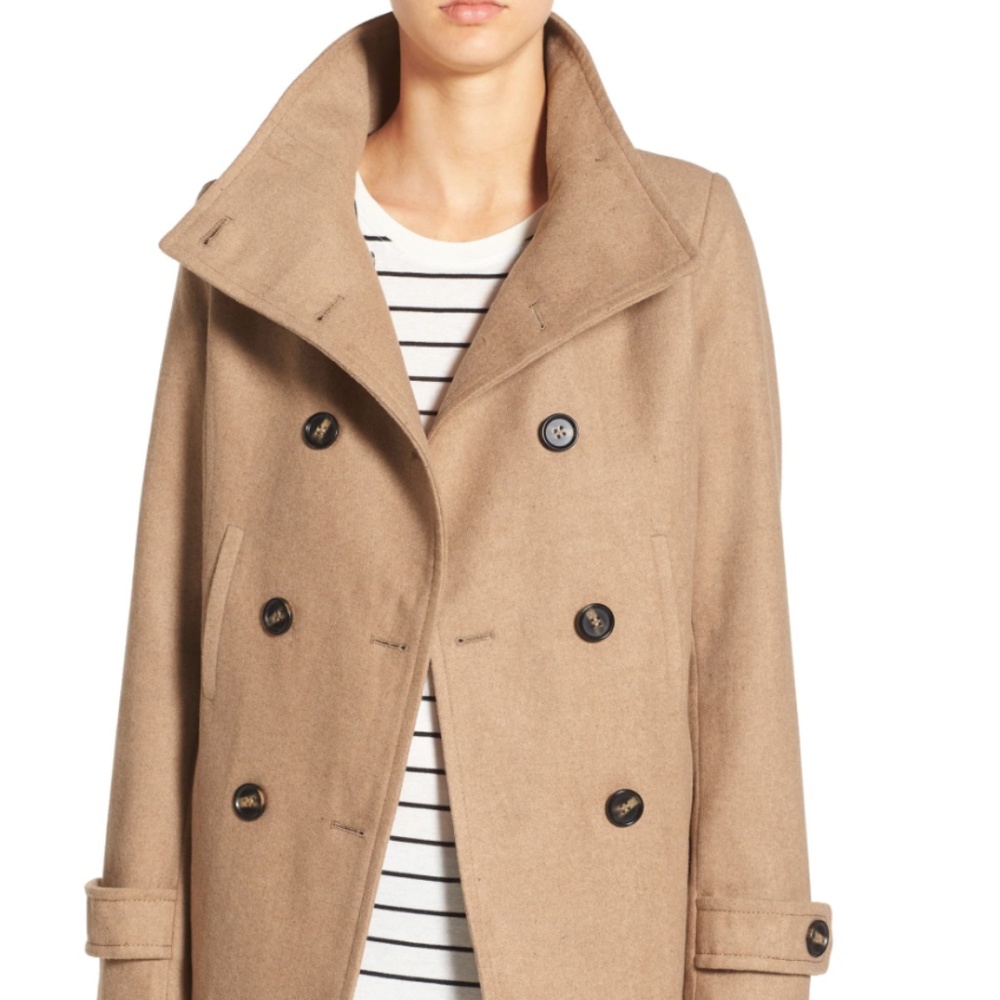 Nordstrom Thread & Supply Double Breasted Peacoat